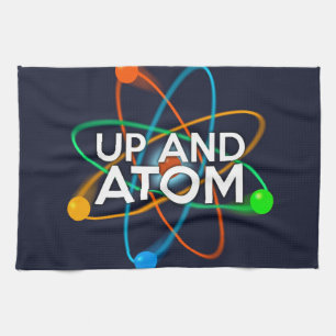 UP- UND ATOM-Wissenschaft Geschirrtuch