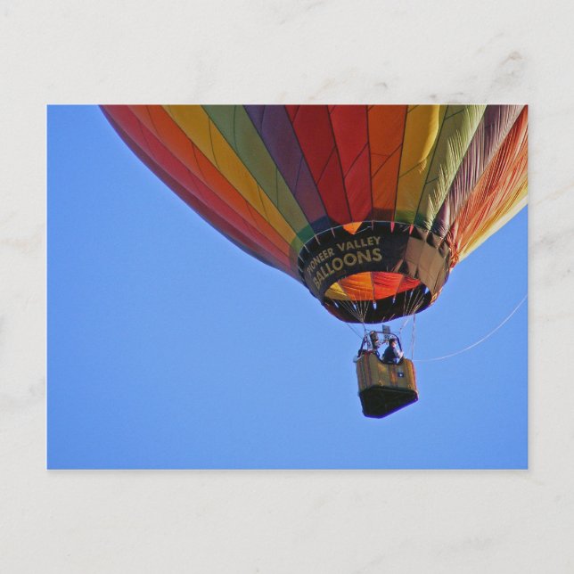 "Up, up and away" Postkarte (Vorderseite)