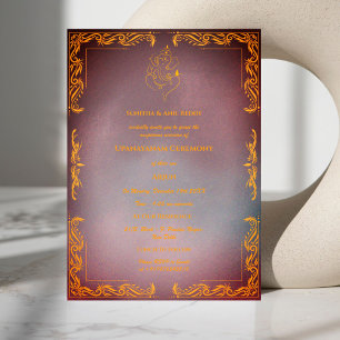 Upanayanam aka Hindu Holy Thread Janeu Zeremonie Einladung