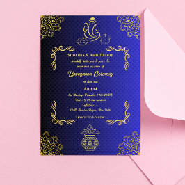 Upanayanam aka Hindu Holy Thread Janeu Zeremonie Einladung