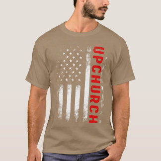 Upchurch-Familie Amerikanische Flagge Mädchen Freu T-Shirt