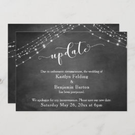 Update-Skript für "Chalkboard Lights" - Hochzeit v Einladung