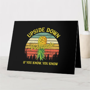 Updown Pineaple Swinger Tshirt Swingers Life Karte