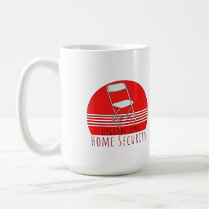 Upgrade der Zuhause-Sicherheit Kaffeetasse