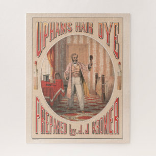 Uphams Haarfarbe, circa 1864