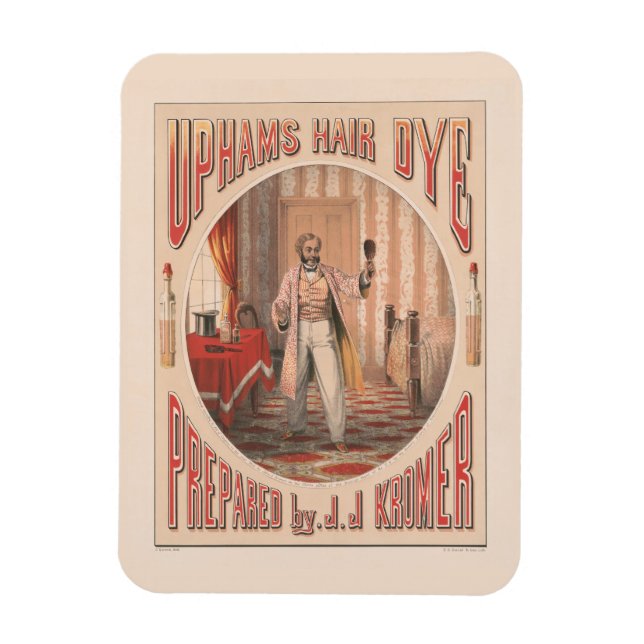 Uphams Haarfarbe, circa 1864 Magnet (Vertikal)