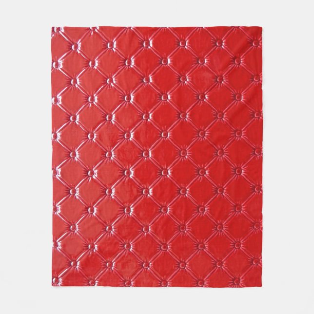 Upholsterie aus echtem Leder: Versatile Dekoration Fleecedecke (Vorderseite)