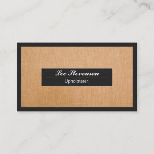 Upholsterkarte Visitenkarte