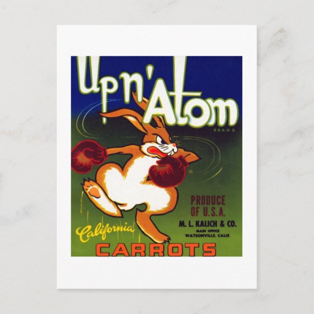 Upl Atom Carrots Postkarte (Vorderseite)