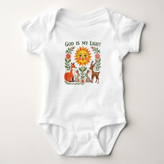 Uplifting Snap-tee Baby Strampler (Vorderseite)