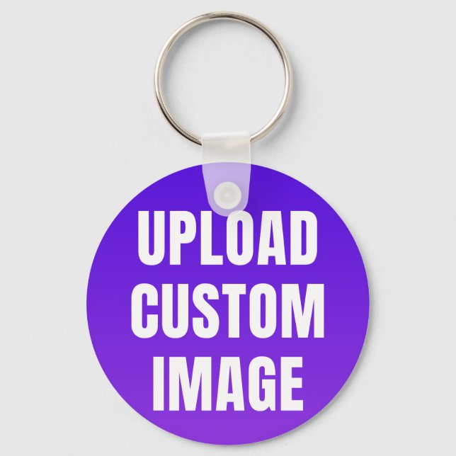 Upload 2 Custom Image - Add Your Own To Print On A Schlüsselanhänger (Vorderseite)