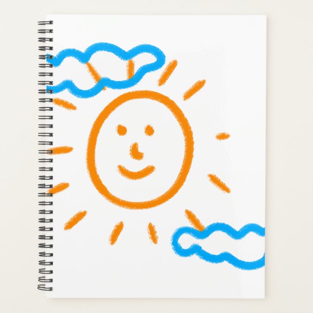 Upload Art Photo Turn Kids Artwork to  Planer (Vorderseite)