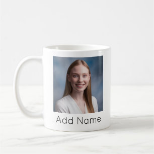 Upload Bild Benutzerdefiniert Foto und Name Person Kaffeetasse