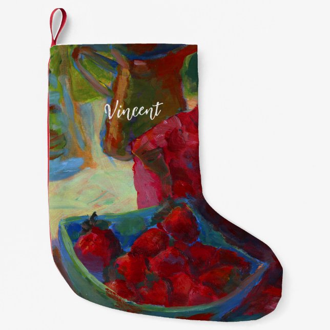 Upload Your Artwork | Turn Custom Painting to Kleiner Weihnachtsstrumpf (Vorderseite)