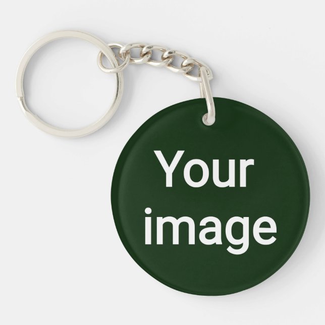 Upload Your Custom Image – Personalized Graphic Schlüsselanhänger (Vorderseite)