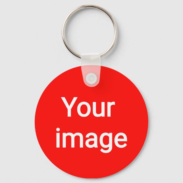 Upload Your Custom Image – Personalized Graphic Schlüsselanhänger (Vorderseite)