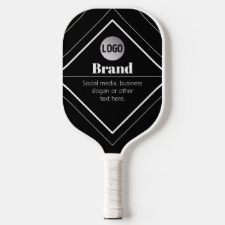 Upload Your Logo & Customizable Text Design Pickleball Schläger