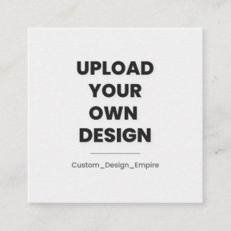 Upload Your Own Design Here | Custom Begleitkarte