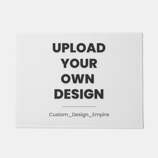 Upload Your Own Design Here | Custom Template Fußmatte (Vorderseite)