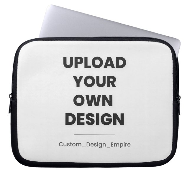 Upload Your Own Design Here | Custom Template Laptopschutzhülle (Vorderseite)