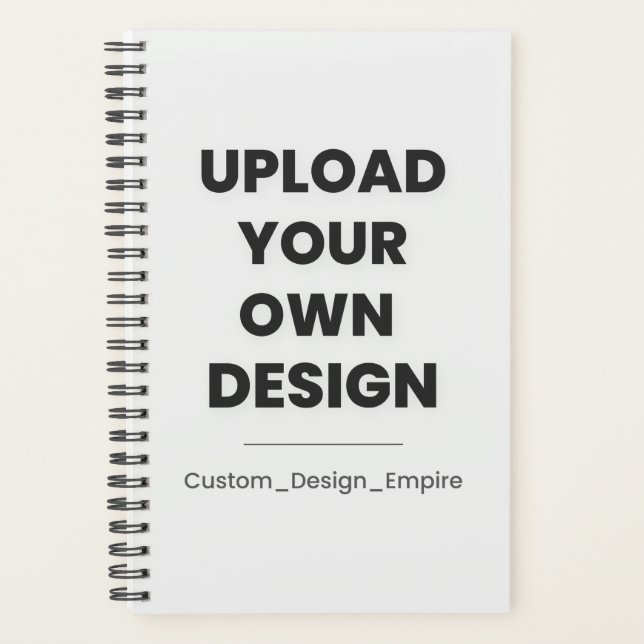 Upload Your Own Design Here | Custom Template Planer (Vorderseite)