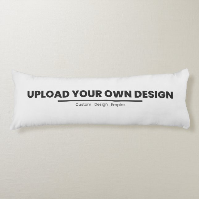 Upload Your Own Design Here | Custom Template Seitenschläferkissen (Vorderseite)