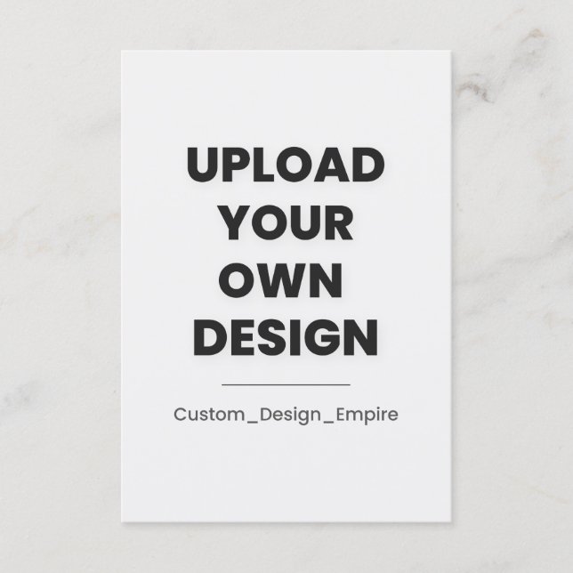 Upload Your Own Design Here | Template Invitation (Devant)