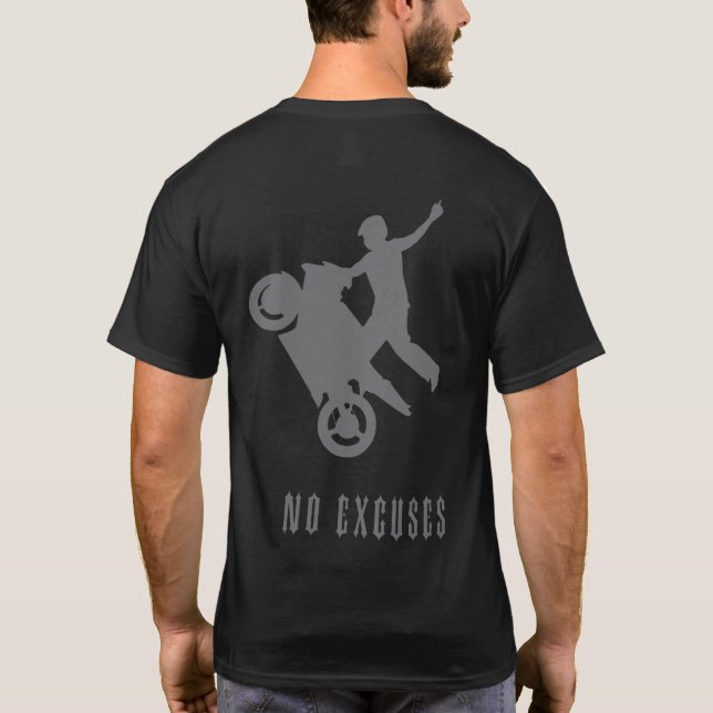 UpOnOne.com kein Entschuldigungs-Logo T-Shirt (Rückseite)
