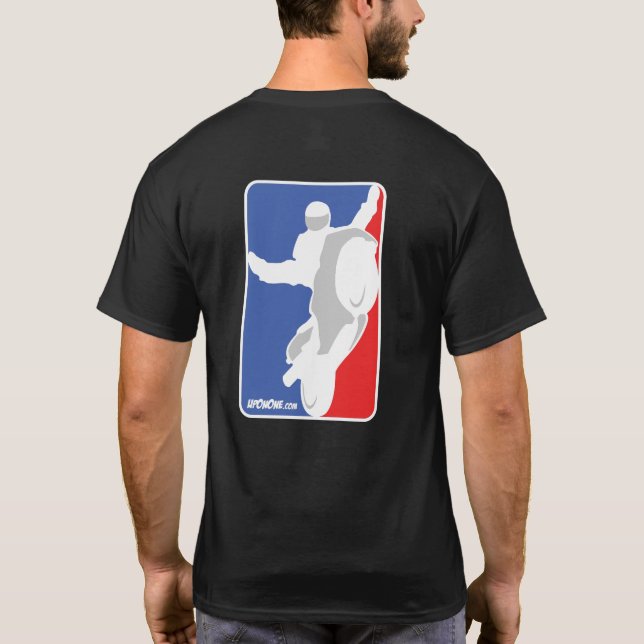 UpOnOne.com NBA Art-Logo T-Shirt (Rückseite)