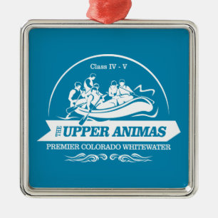 Upper Animas River (Rafting 2) Ornament Aus Metall
