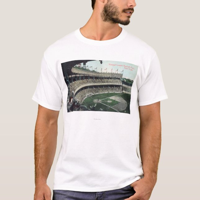 Upper Bleacher View of Nat'l League Baseball Par T-Shirt (Vorderseite)