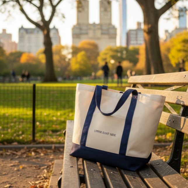 Upper East Side-Tasche | NYC Manhattan  Tragetasche (Display photo produced with AI)