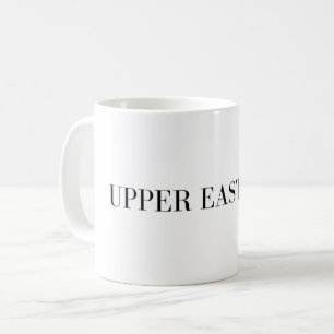 Upper East Side Tasse   NYC Manhattan Typografie