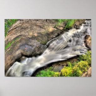 Upper Falls, Taughannock Staat Park, New York Poster