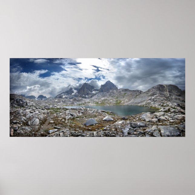 Upper Nydiver Lake Under Mt Ritter - Sierra Poster (Vorne)