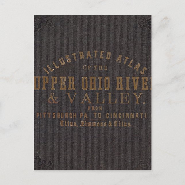 Upper Ohio River and Valley 11 Postkarte (Vorderseite)