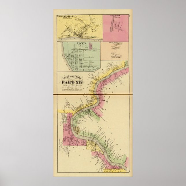 Upper Ohio River and Valley 8 Poster (Vorne)