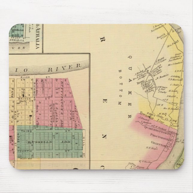 Upper Ohio River und Valley 4 Mousepad (Vorne)