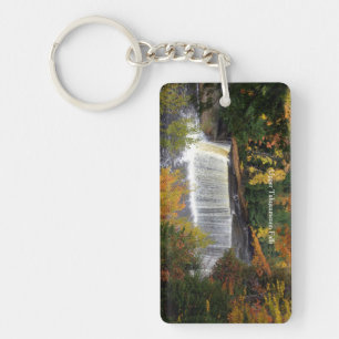 Upper Tahquamenon Falls Acrylkettkette Schlüsselanhänger