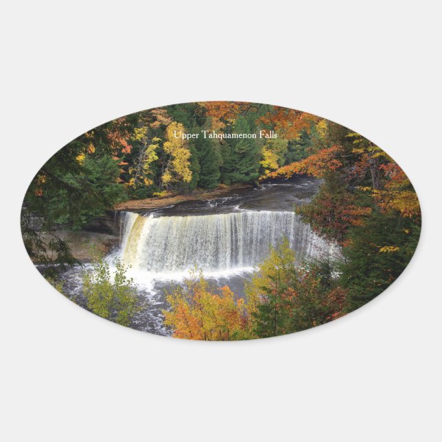 Upper Tahquamenon Falls Aufkleber (Vorderseite)
