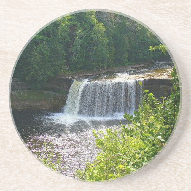 Upper Tahquamenon Falls Staat Park, MI Getränkeuntersetzer (Vorne)