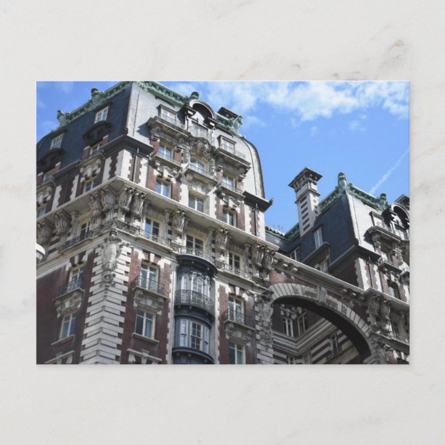 Upper West Side Apartment Gebäude NYC Postkarte (Vorderseite)