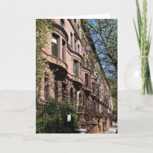 Upper West Side Brownstones New York City NYC Karte