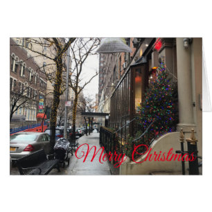 Upper West Side NYC Neige Feux de Noël New York