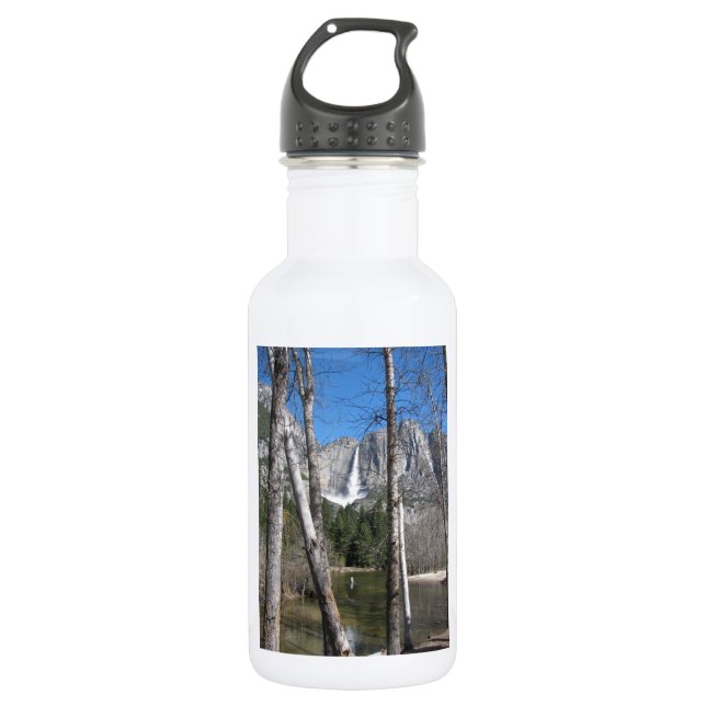 Upper Yosemite Falls Edelstahlflasche (Vorderseite)