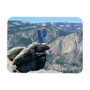Upper Yosemite Falls from Glacier Point, CA Magnet
