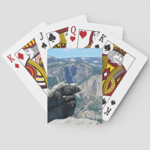 Upper Yosemite Falls from Glacier Point, CA Spielkarten