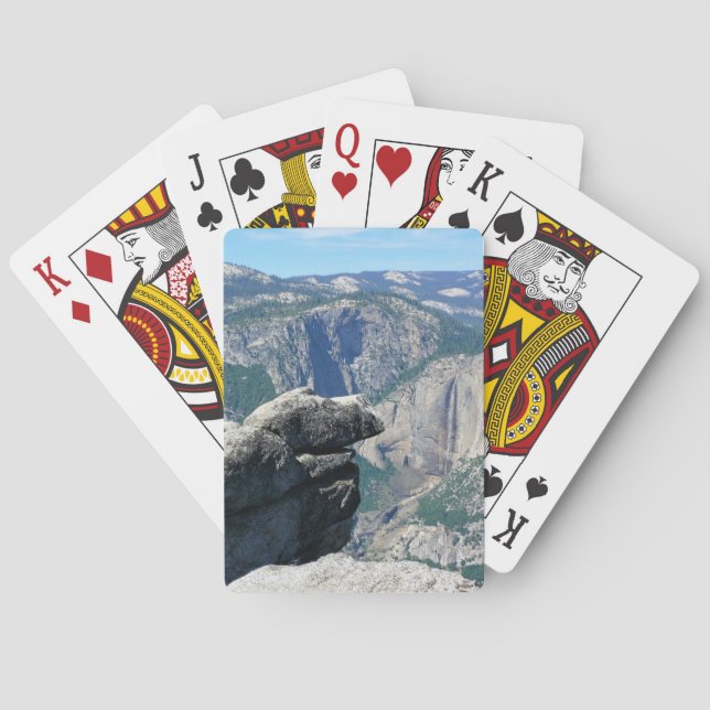 Upper Yosemite Falls from Glacier Point, CA Spielkarten (Rückseite)