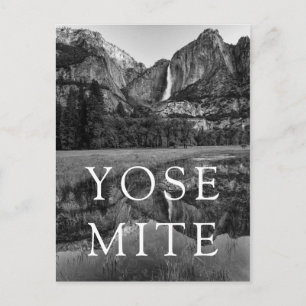 Upper Yosemite Falls Landschaftlich Postkarte