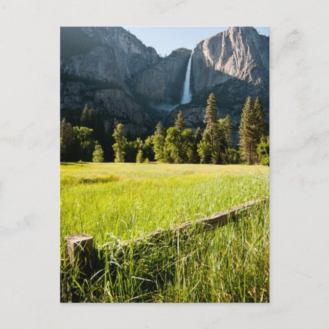 Upper Yosemite Falls Postkarte (Vorderseite)